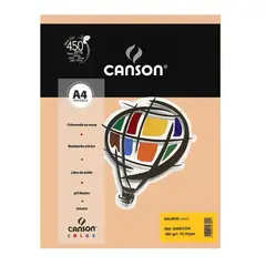 CANSON - Resma Iris Vivaldi A4 21x29cm 10h Salmon