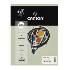 CANSON - Resma Iris Vivaldi Carta 21x27cm 50h Verde Agua