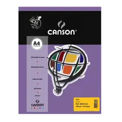 CANSON - Resma Iris Vivaldi A4 21x29cm 10h Lila