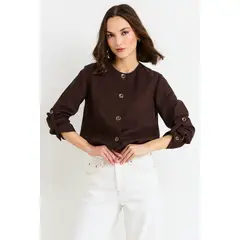 ASH - Chaqueta Mujer Café