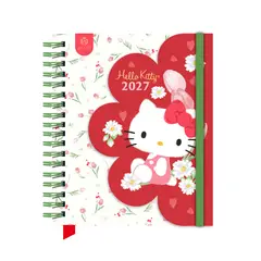 ASCOTT - Agenda Hello Kitty 2027 17,8x23,5 cm Espiral
