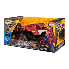 JAM MONSTER - Monster Truck De Spiderman RC A Escala 1:24 Monster Jam