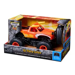 JAM MONSTER - Toro Loco Radio Controlado A Escala 124 Monster Jam