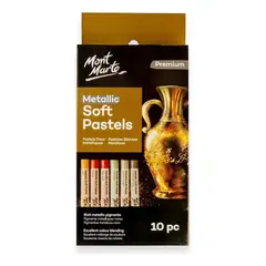 MONT MARTE - Pasteles Suaves Metálicos Premium - 10 Colores