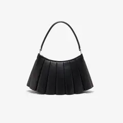 LACOSTE - Bolso Unisex De Piel Mediano Lenglen Runway Negro