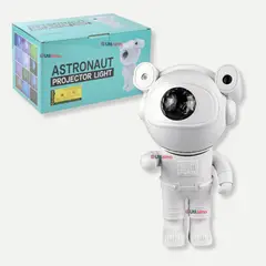 UTILISIMO - Lámpara Proyector Astronauta De Galaxia Luz Led Con Bluetooth