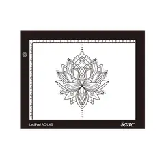 SANC - Tableta de Luz AC-L4S Negro tipo Huion Led