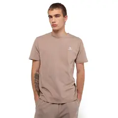 CONVERSE - Polera Mc Star Chevron Hombre Beige
