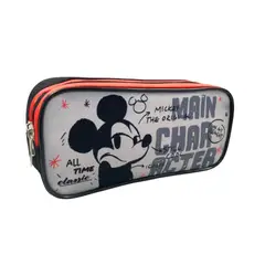MICKEY MOUSE - Estuche Satin Doble Cierre Mickey