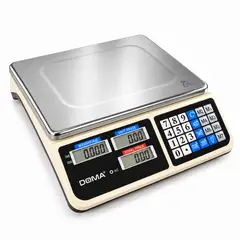 DOMA - Balanza Digital 40 kg DM0046 Doble Pantalla