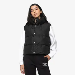 CONVERSE - Chaqueta Super Puffer Mujer Negro