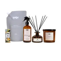 SPOT ESSENCE - Kit 5 Productos Aromatizantes de Ambientes para Hogar y Auto Ipanema