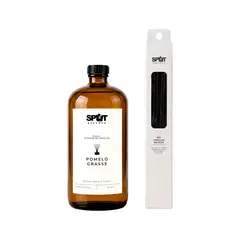 SPOT ESSENCE - Refill Para Aromatizador de Ambientes Difusor de Varillas Pomelo Grasse 500 mL