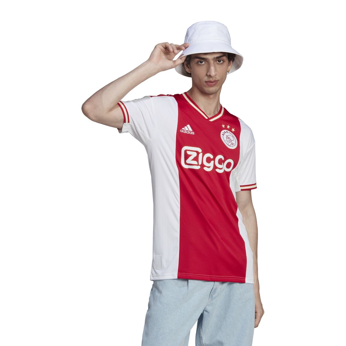 ADIDAS - Adidas Camiseta de Fútbol Ajax Local Hombre