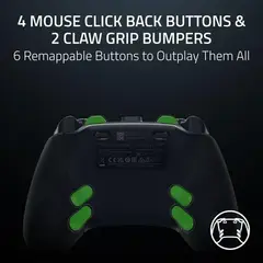 RAZER - Control Gamer Inalámbrico Wolverine V3 Pro para Xbox y PC Negro Reacondicionado