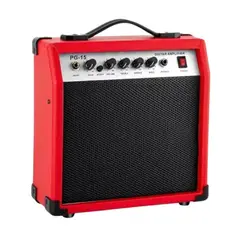 IMPORTCLICK - Amplificador Guitarra Bajo Electrico 15 Watt Rojo