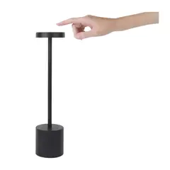 IMPORTCLICK - Lámpara Mesa Inalambrica Recargable Negro