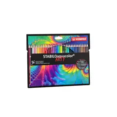 STABILO - Lápices Acuarelables Aquacolor Set 36 Colores Artísticos