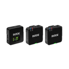 RODE - Micrófono inalámbrico Wireless GO Gen 3 2TX 1RX