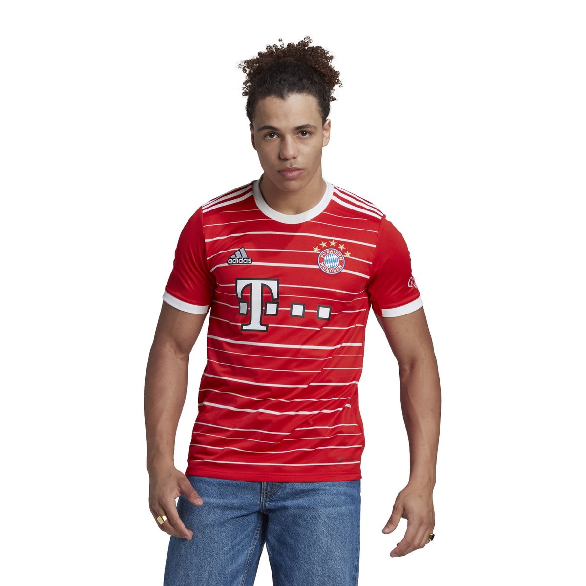 ADIDAS - Camiseta De Fútbol Bayern Munich Local Hombre Adidas