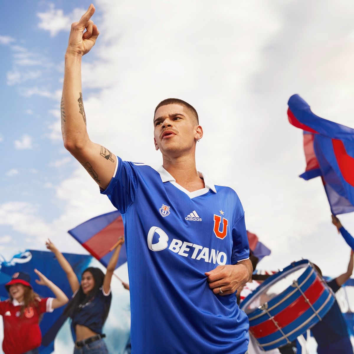 ADIDAS - Adidas Camiseta de Fútbol Universidad de Chile Local Hombre