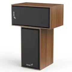 GENIUS - Parlantes PC SP-HF180 Madera USB Aux 3.5mm Stereo