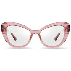 BUGATTI - Lentes ópticos Red Crystal Asian-Fit para mujer 54 mm Rojo modelo 39-RCRY-RX-AF