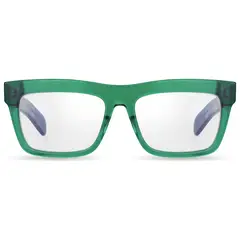 BUGATTI - Lentes ópticos Crystal Green Gold para hombre 66 mm Verde modelo 44-BGN-RX