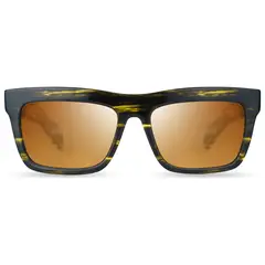 BUGATTI - Lentes de sol Dark Tortoise White Gold para hombre 66 mm Multicolor modelo 44-DT