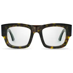 BUGATTI - Lentes ópticos Havana unisex adulto 51 mm Negro modelo 48M-HAV-RX