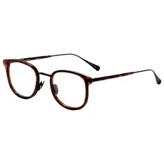 JOHN VARVATOS - Lentes ópticos Brown para hombre 49 mm Café modelo V410490BRO