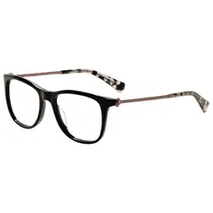 JOHN VARVATOS - Lentes ópticos Black para hombre 52 mm Negro modelo V418520BLA