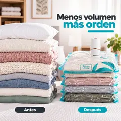 MOVI - Bomba de Vacío para Ropa con 5 Bolsas Compresoras e Inflador VacuPack™
