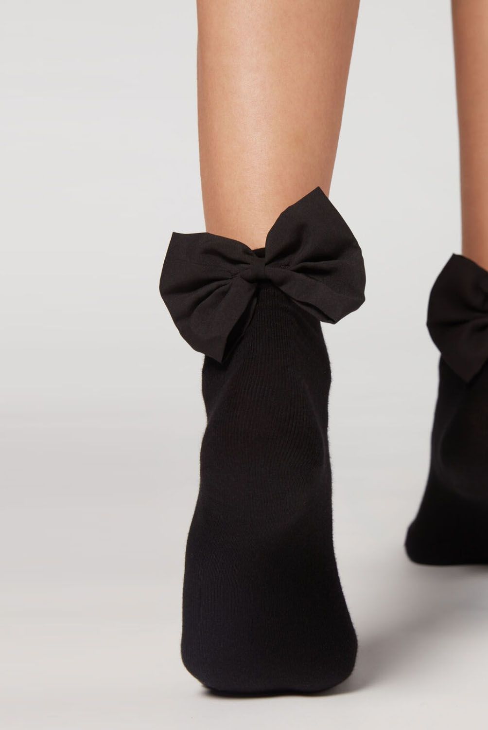 CALZEDONIA - Calcetines Cortos Con Lazo Mujer Calzedonia