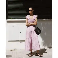RENATTA&GO - VESTIDO GOMAS VOLANTES