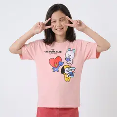 BT21 - Polera Manga Corta Teen Rosado