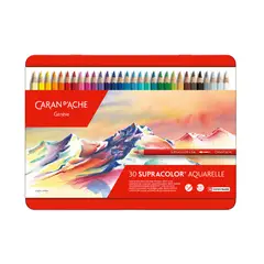 CARAN D'ACHE - Set 30 Lápices Acuarela Supracolor Caran d Ache