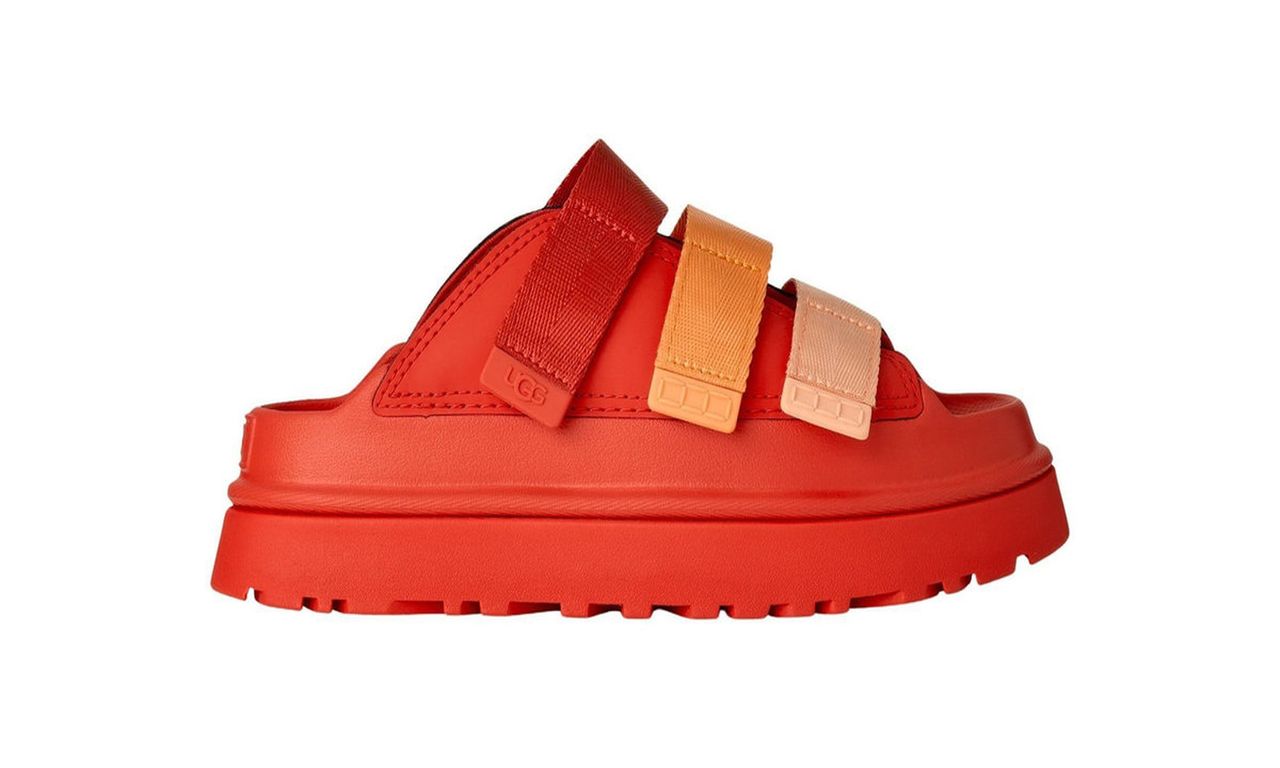 Sandalias Mujer Goldenglow Slide Rojo