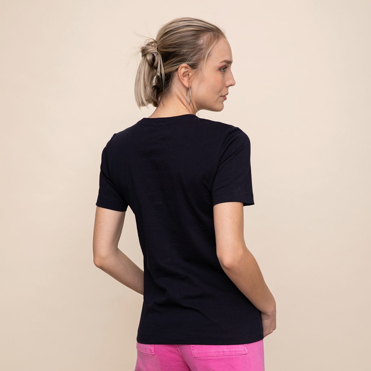 TOMMY HILFIGER - Tommy Hilfiger Polera Manga Corta Mujer