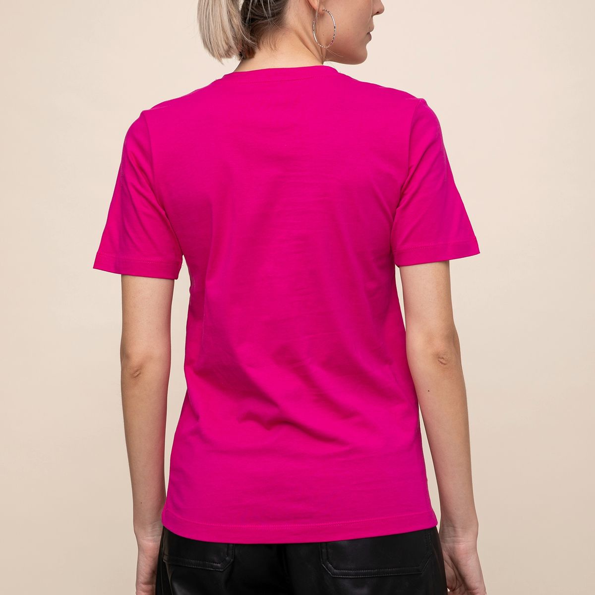 TOMMY HILFIGER - Tommy Hilfiger Polera Estampada Logo Manga Corta Mujer