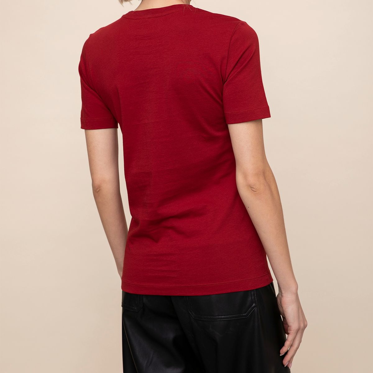 TOMMY HILFIGER - Tommy Hilfiger Polera Estampada Logo Manga Corta Mujer