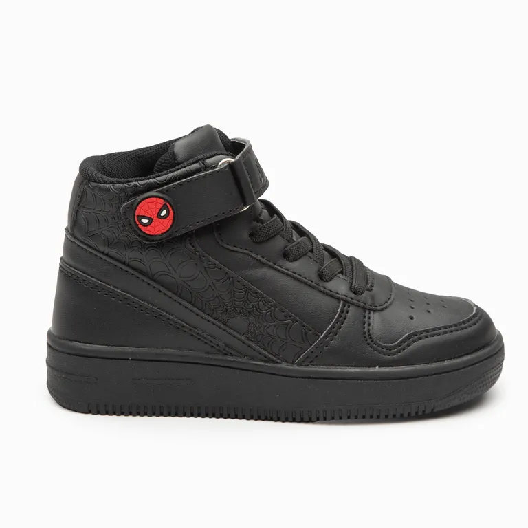 Zapatillas Niño Telaraña Spiderman Negra