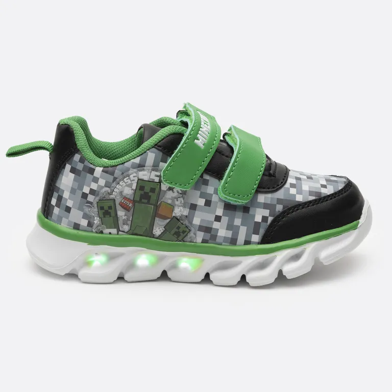 Zapatillas Con Luces Niño Creepers Verde