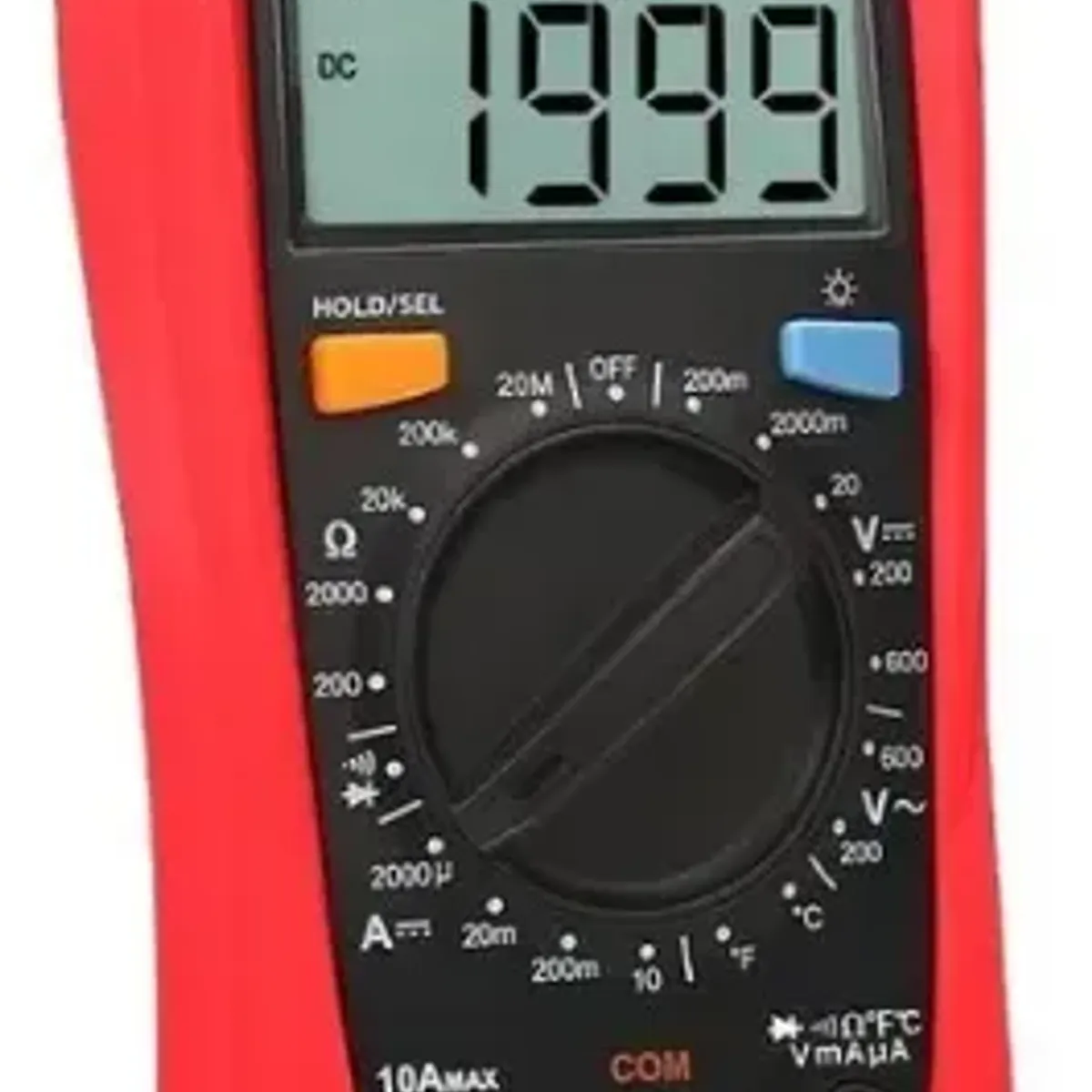 UNI T - Multímetro digital UNI-T UT33C+ 600V AC/DC medición de temperatura CAT II 600V