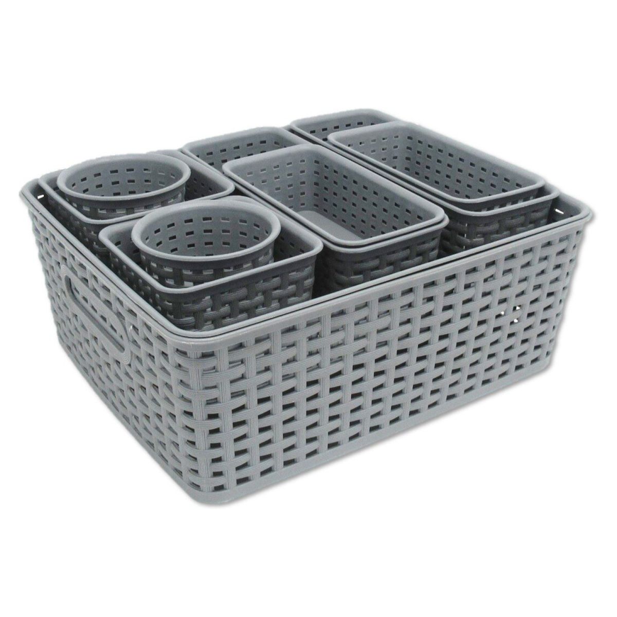 CASATUA - Canastos Organizadores Set de 10 unids Cocina Baño