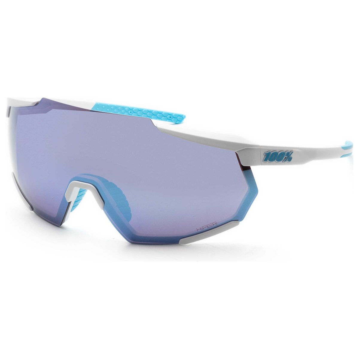 100 PERCENT - Lentes de sol 100 Percent Racetrap 3.0 White Cycling para hombre 99 mm Blanco modelo 60004-00007