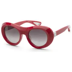 BUGATTI - Lentes de sol Red Sterling Silver para hombre 49 mm Multicolor modelo 03-RD
