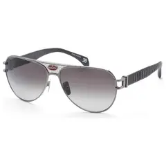 BUGATTI - Lentes de sol Black para hombre 42 mm Negro modelo 11-BGM