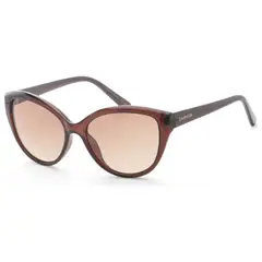 CALVIN KLEIN - Lentes de sol Crystal para mujer 55 mm Negro modelo CK19536SN-210