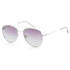 CALVIN KLEIN - Lentes de sol Silver para hombre 55 mm Silver modelo CK20120SN-045